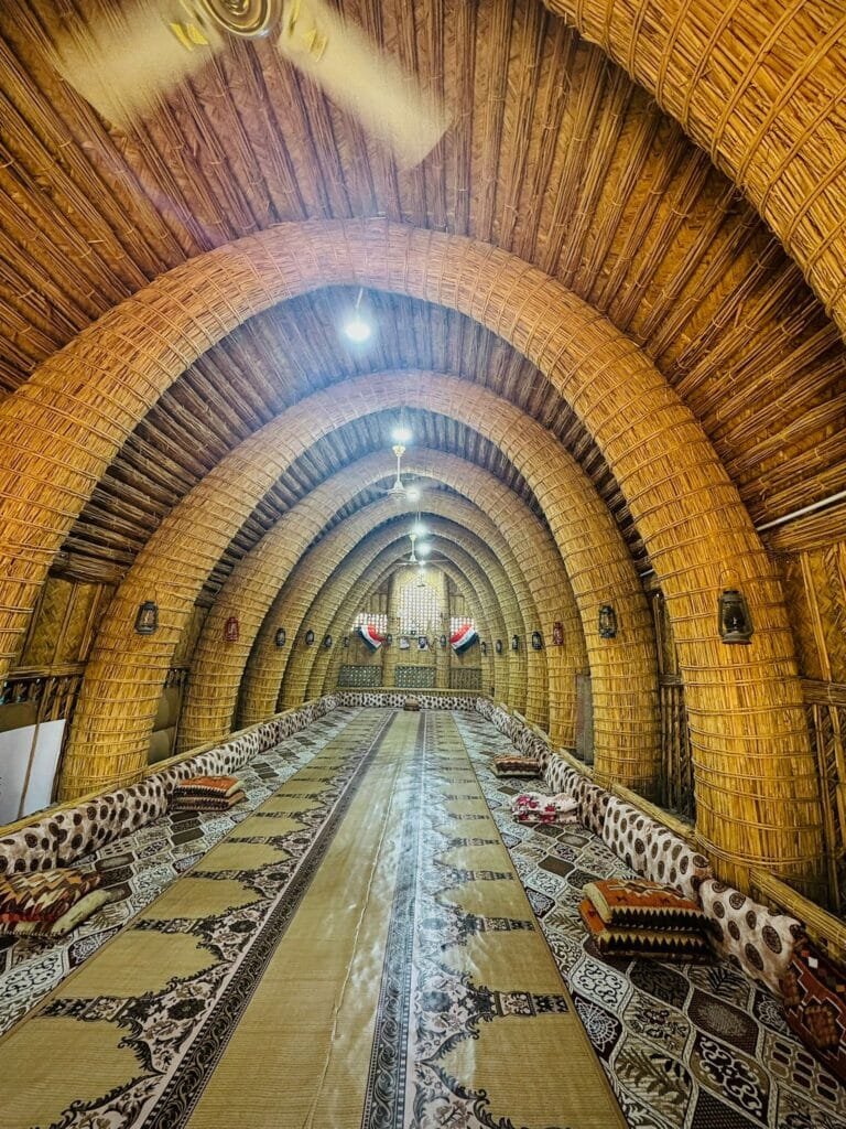 Casa del Mudhif, marismas de Mesopotamia, Irak. Foto de Mariam Khalifa Bris