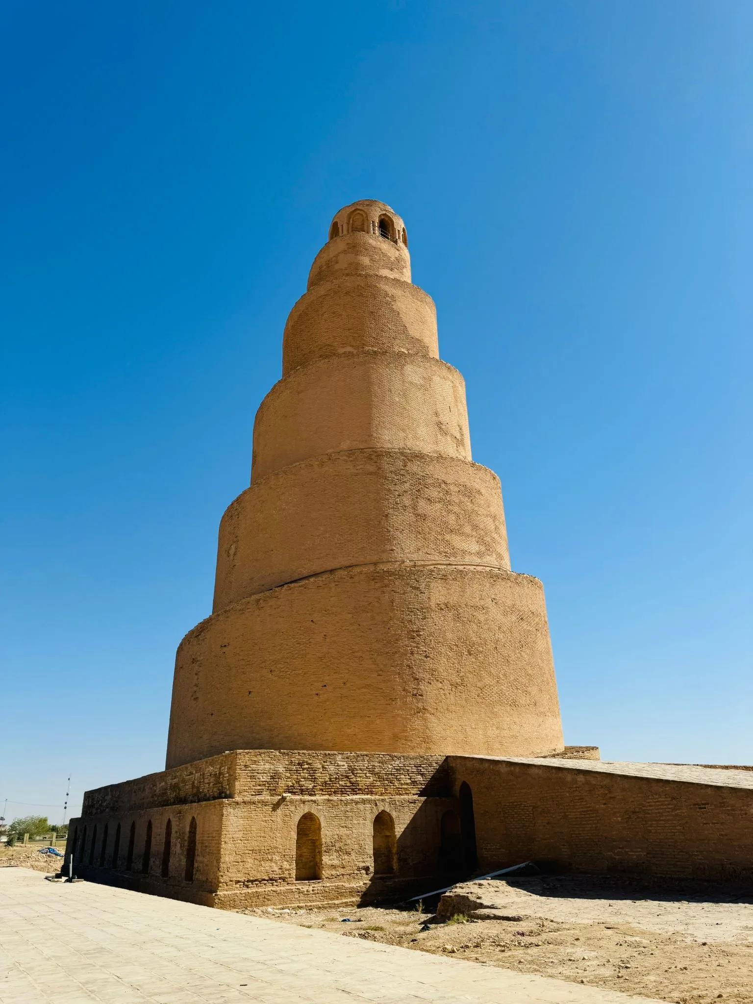 El minarete de la Gran Mezquita de Samarra, Irak. Foto de Mariam Khalifa Bris