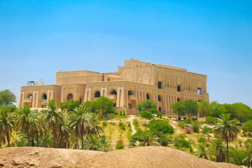 Palacio de Saddam Hussein en Babilonia. Foto de Mariam Khalifa Bris