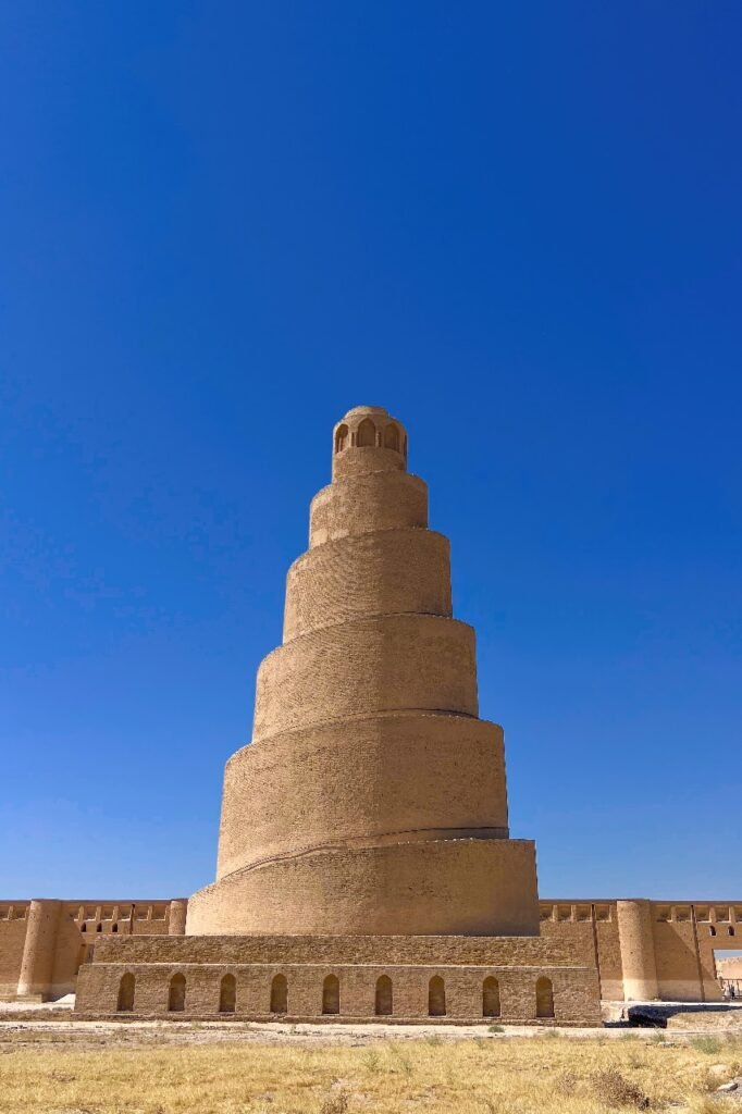 El minarete de la Gran Mezquita de Samarra, Irak. Foto de Mariam Khalifa Bris