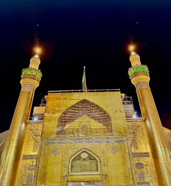 Santuario del Imam Ali en Najaf, Irak. Foto de Mariam Khalifa Bris