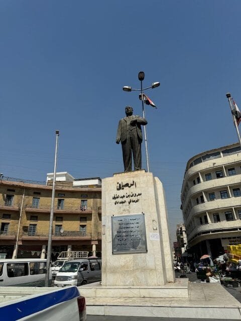 Poeta Maruf Al Risafi, Bagdad. Foto de Mariam Khalifa Bris.