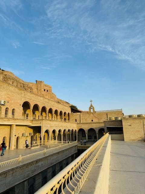 Monasterio de Mar Mattai en Ninive, Irak. Foto de Mariam Khalifa Bris