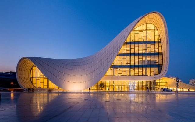 Proyecto de la arquitecta Zaha Hadid en Azerbaiyán