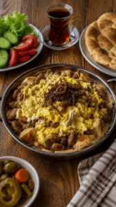 Bagila Bil Dihin, desayuno iraquí, foto Mariam Khalifa Bris